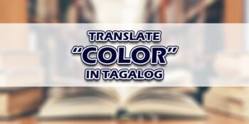 Color In Tagalog