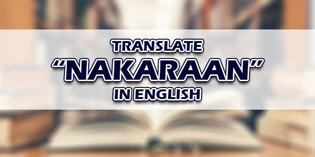 Nakaraan In English