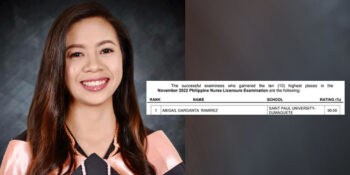 Nursing Board Exam Topnotcher Abigail Garganta Ramirez