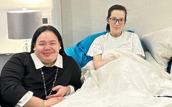 Darla Sauler and Kris Aquino