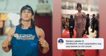 Rendon Labador and Nadine Lustre