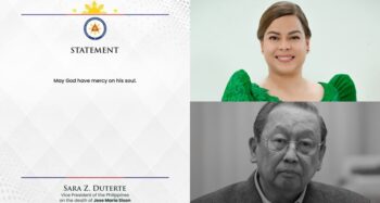 Sara Duterte and Joma Sison