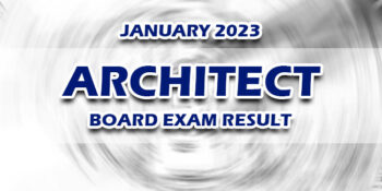 Architect Board Exam Result January 2023 RELEASE DATE