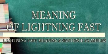 Lightning Fast Meaning 2