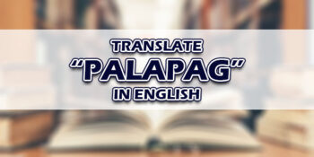 Palapag In English