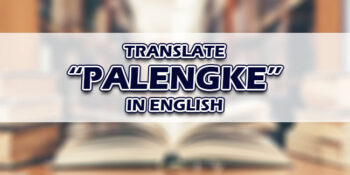 Palengke In English