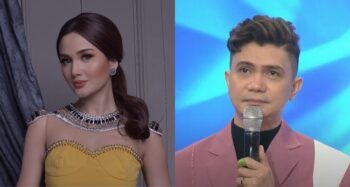 Deniece Cornejo and Vhong Navarro