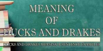 Ducks And Drakes Meaning 2
