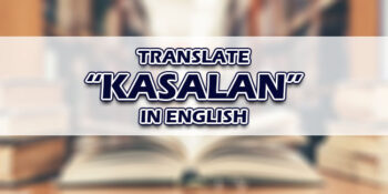 Kasalan In English