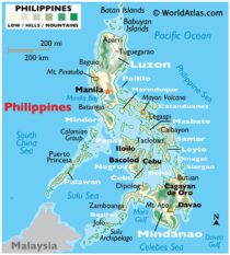 PHILIPPINE MAP: Photo of the Map of the Philippines & the Regions ...