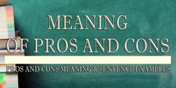 Pros And Cons Meaning 2