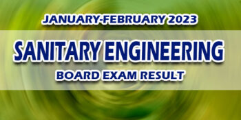 Sanitary Engineering Board Exam Result January-February 2023 JUST RELEASED