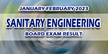 Sanitary Engineering Board Exam Result January-February 2023 RELEASE DATE