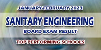 Sanitary Engineering Board Exam Result January-February 2023 TOP PERFORMING SCHOOLS