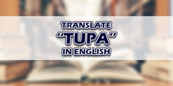 Tupa In English