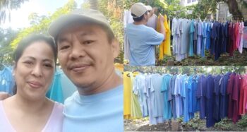 color scheme clothes hanging