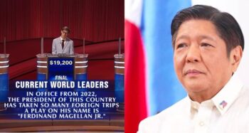 Jeopardy! and Bongbong Marcos