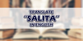 Salita In English