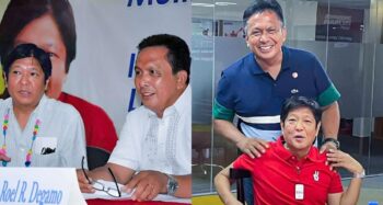 Bongbong Marcos and Roel Degamo