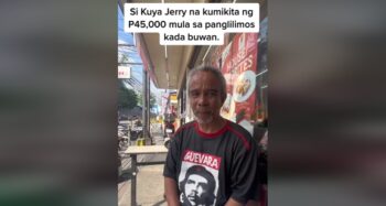 street beggar Kuya Jerry