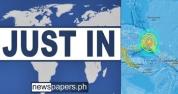 Earthquake Papua New Guinea region