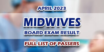 Midwives Board Exam Result April 2023 FULL LIST