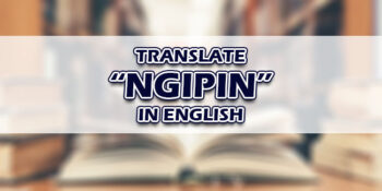 Ngipin In English