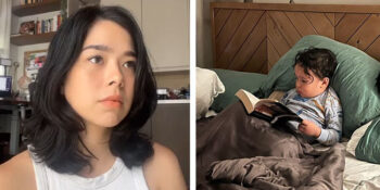 Saab Magalona and son Vito