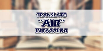 Air In Tagalog