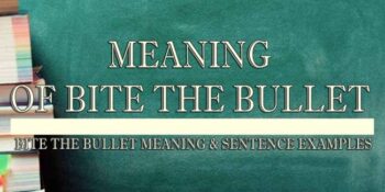 Bite The Bullet Meaning 2