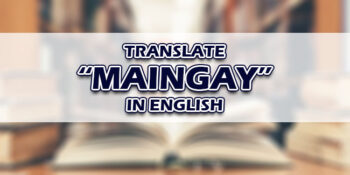 Maingay In English