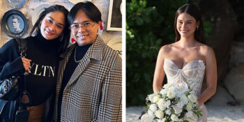 Pia Wurtzbach and fashion designer Bessie Besana