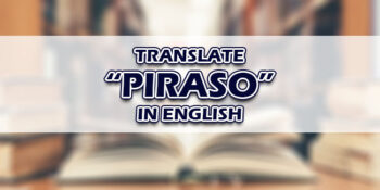 Piraso In English