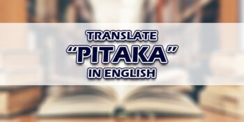 Pitaka In English
