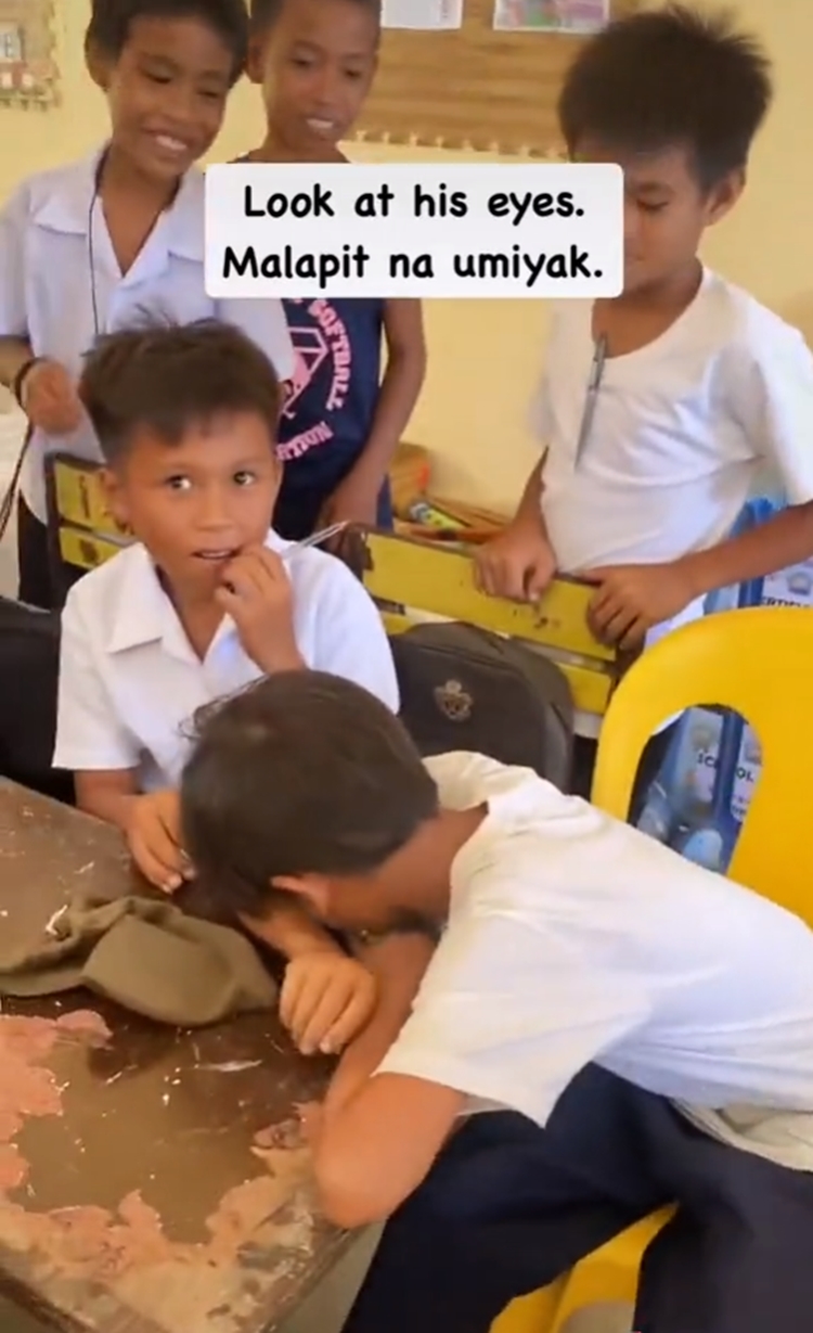 Teacher Surprises Pupil with Food Items Hidden Inside His Bag; Student ...