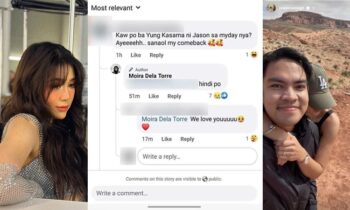 Moira Dela Torre and Jason Marvin Hernandez