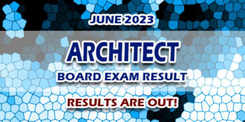 Architect Board Exam Result June 2023 JUST RELEASED