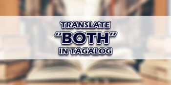 Both In Tagalog