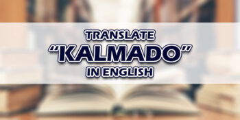 Kalmado In English