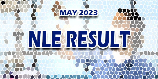 NLE RESULT MAY 2023 - Nursing Board Exam Result | Newspapers