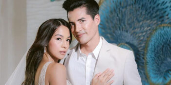 Troy Montero and Aubrey Miles