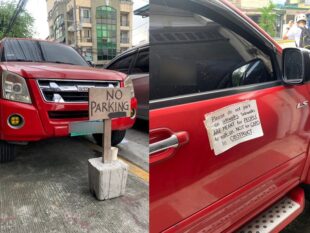 Illegally Parked Vehicle