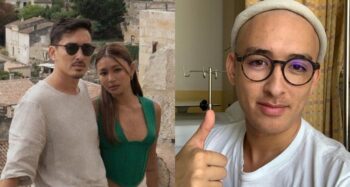 Christophe Bariou and Nadine Lustre