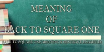 Back To Square One 2