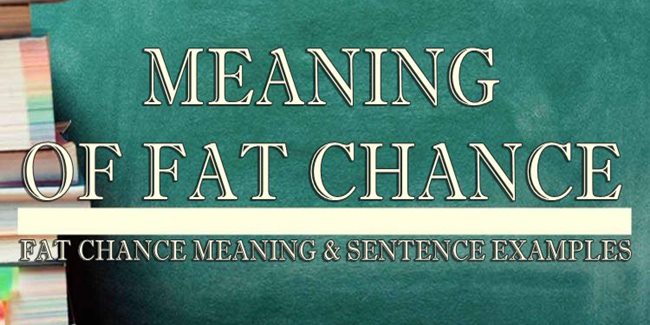 fat-chance-meaning-sentence-examples