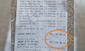 electric bill