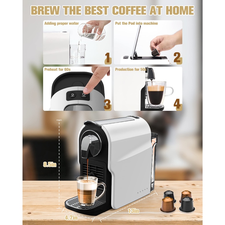 SHOPEE BUDOL FINDS LAHOME Capsule Coffee Machine (Features, Specs