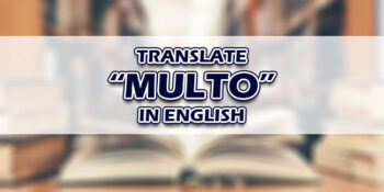 Multo In English