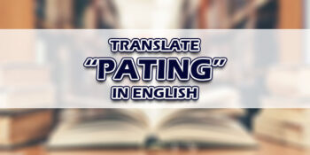 Pating In English
