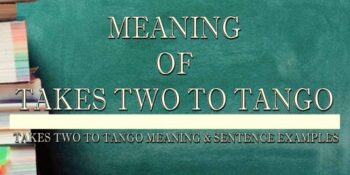 Takes Two To Tango 1